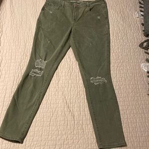 Old Navy Distressed Midrise Rockstar Skinny Jeans
